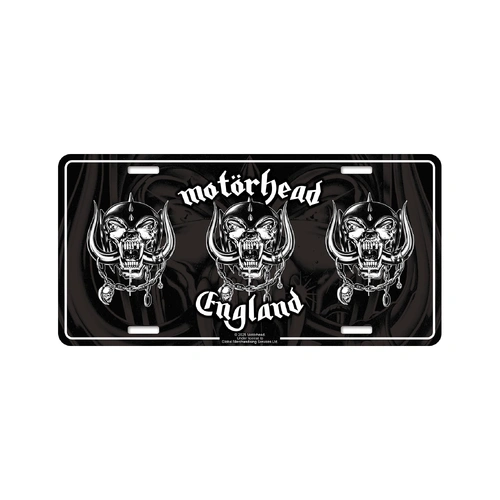 Motorhead England Number Plate