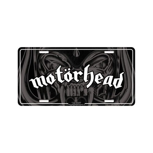 Motorhead Logo Number Plate