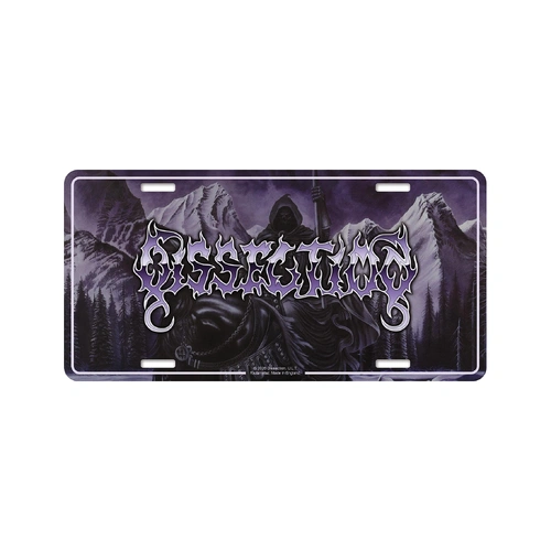 Dissection Storm Of The Lights Bane Number Plate