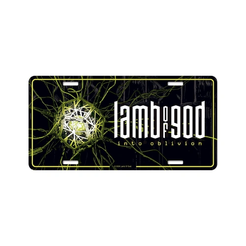 Lamb Of God Into Oblivion Number Plate
