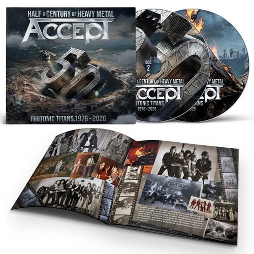 Accept Teutonic Titans 1976-2026 2 CD Digisleeve