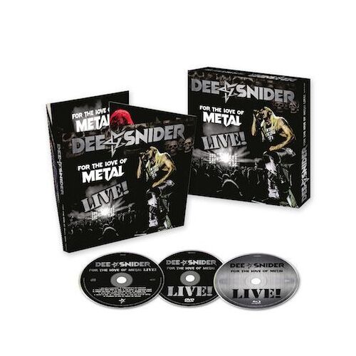 Dee Snider For The Love Of Metal Live CD DVD Blu-Ray Digipak