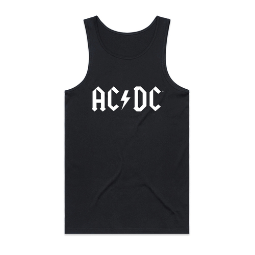 ACDC White Logo Tank Top [Size: M]