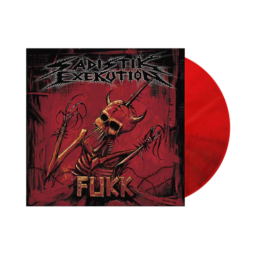 Sadistik Exekution Fukk Blood Red Vinyl LP Record