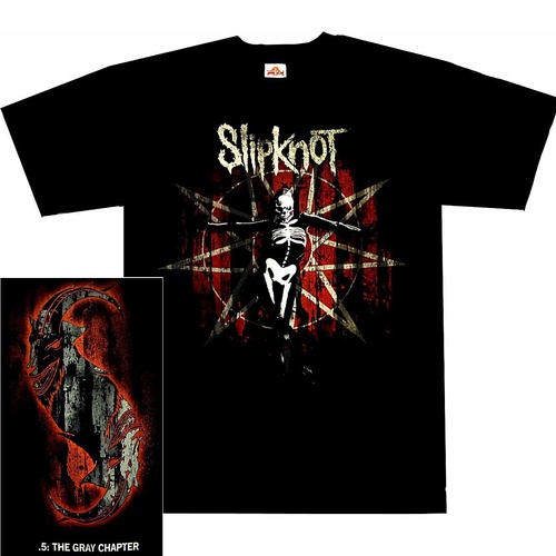 Slipknot Gray Chapter Star Shirt [Size: S]