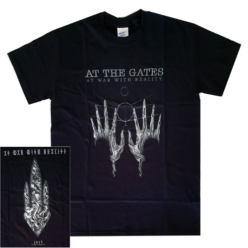 At The Gates At War With Reality Hands Shirt [Size: S]