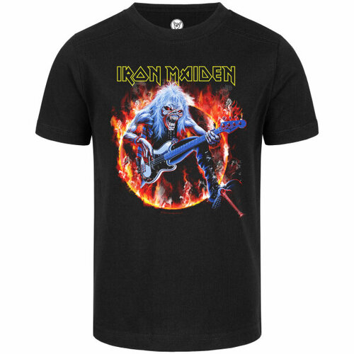 Iron Maiden Fear Live Flames Kids T-shirt 2-14 Years [Size: 164 (13-14 years)]