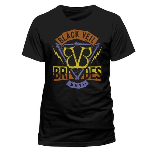 Black Veil Brides Classic Crossbones Shirt [Size: XL]