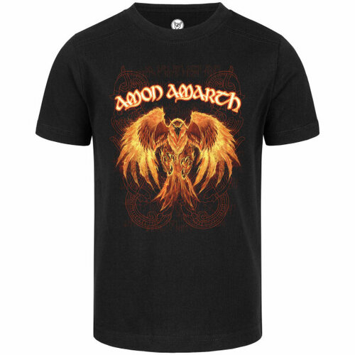 Amon Amarth Burning Eagle Kids T-shirt 2-13 Years [Size: 140 (9-11 years)]