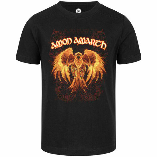 Amon Amarth Burning Eagle Kids T-shirt 2-13 Years [Size: 140 (9-11 years)]