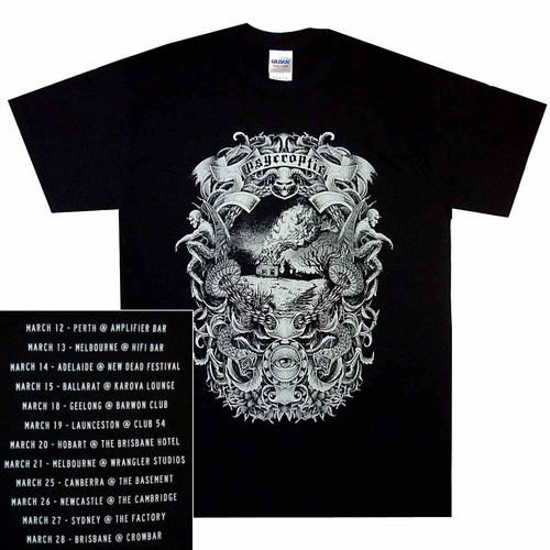 Psycroptic Burning Tour Shirt [Size: M]