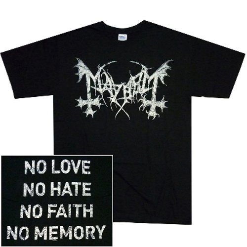 Mayhem No Love Shirt [Size: XL]