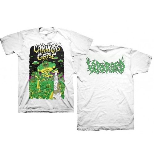 Cannabis Corpse Vaporized White Shirt [Size: S]