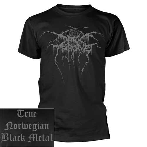 Darkthrone True Norwegian Black Metal Grey Logo Shirt Dark Throne [Size: XL]