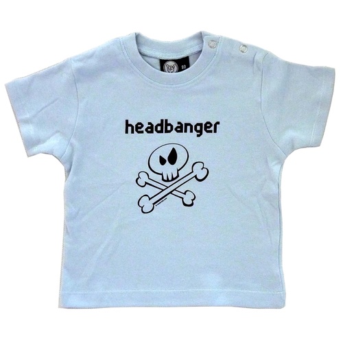 Headbanger Baby Shirt 0-18 Months (choice of 4 sizes) [Size: Black 62 (3–6 months)]