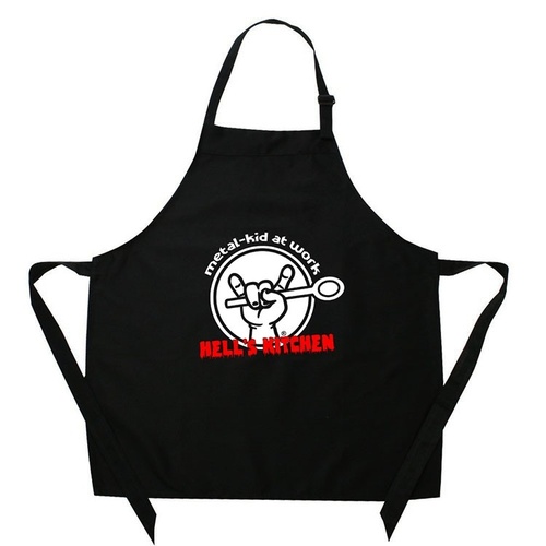 Metal Kid Hells Kitchen Cooking Apron (3-10 years) [Size: M-L (7-10 years)]