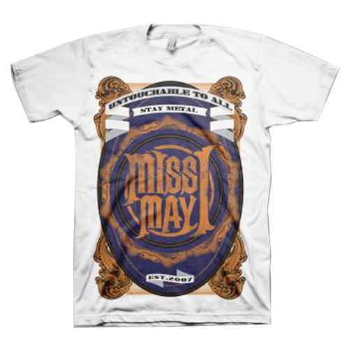 Miss May I Metal Crest Shirt [Size: S]