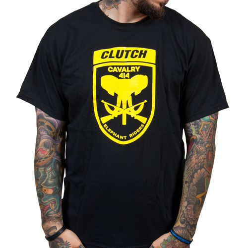 Clutch Elephant Riders Black Shirt [Size: S]