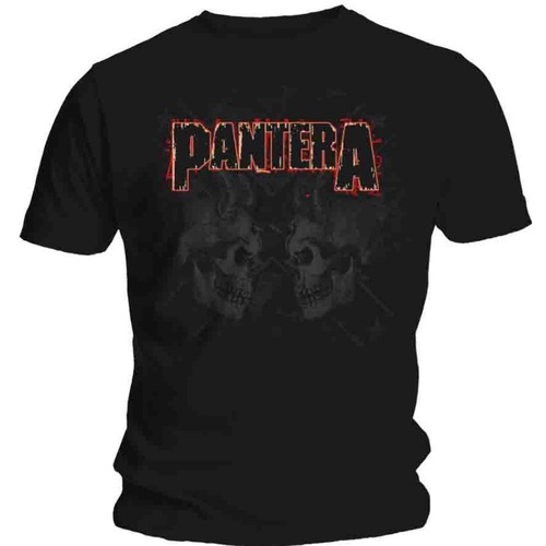 Pantera Watermarked Skulls Shirt [Size: S]