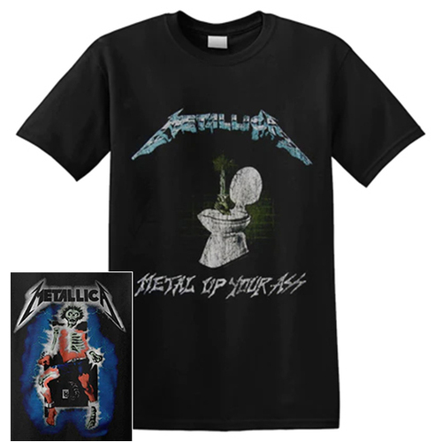 Metallica Metal Up Your Ass Distressed Shirt [Size: S]