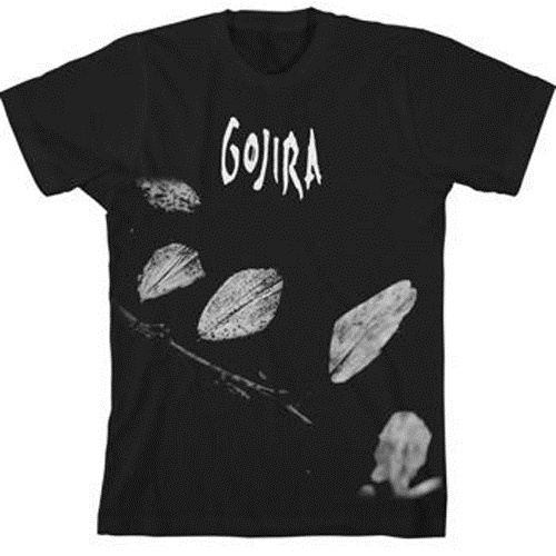 Gojira Leaves Shirt Distressed B Stock  [Size: L]