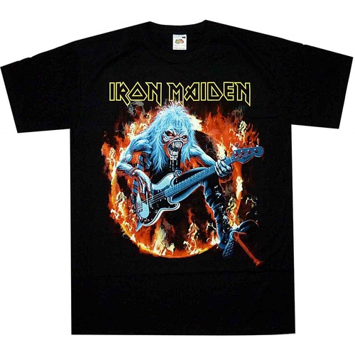 Iron Maiden Fear Live Flames Shirt [Size: S]