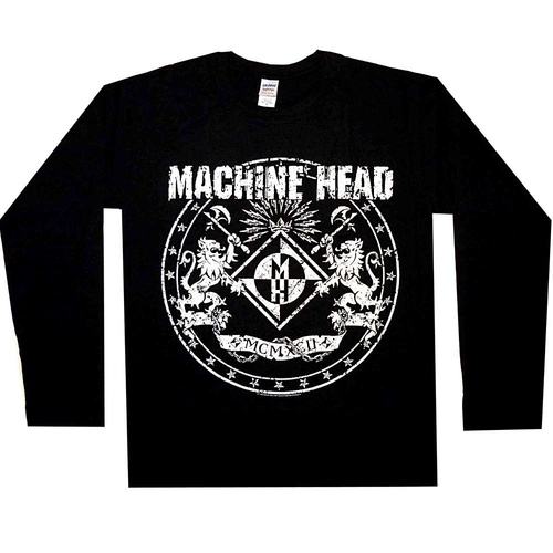 Machine Head Classic Crest Long Sleeve Shirt [Size: S]