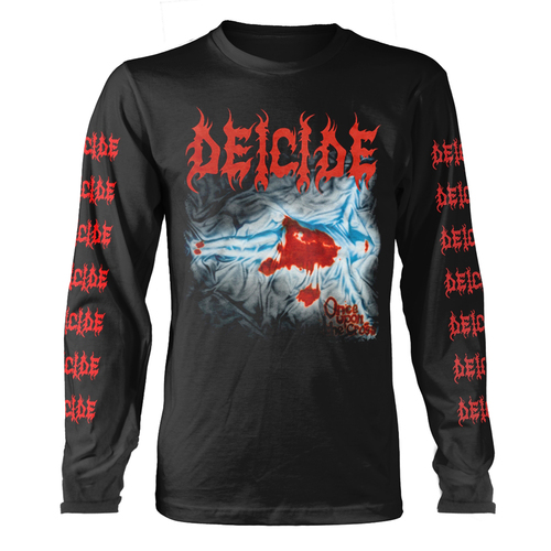 Deicide Once Upon The Cross Long Sleeve Shirt [Size: XXL]