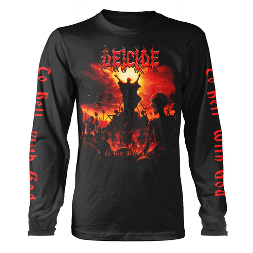 Deicide To Hell With God Long Sleeve Shirt [Size: M]