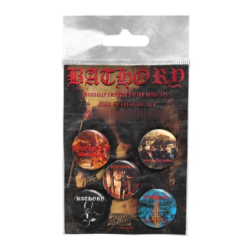 Bathory Button Badge Set