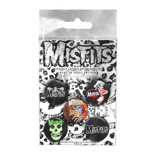 Misfits Button Badge Set