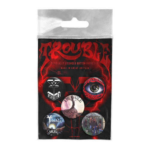 Trouble Button Badge Set