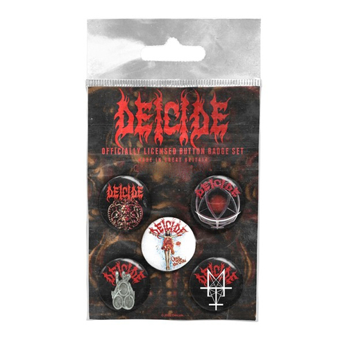 Deicide Button Badge Set