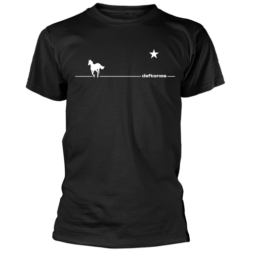 Deftones White Line Pony Shirt [Size: XL]