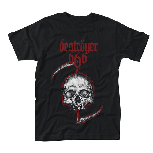 Destroyer 666 Skull Shirt [Size: S]