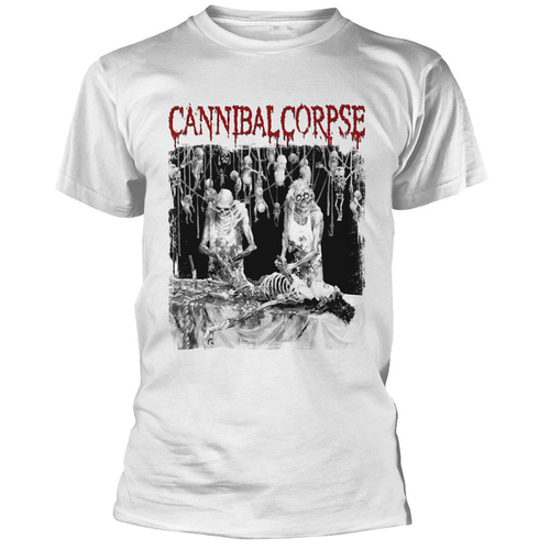 Cannibal Corpse Butchered At Birth White Shirt [Size: XL]