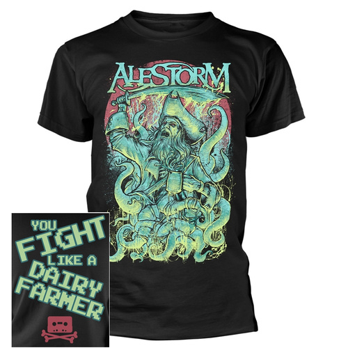 Alestorm You Fight Like A Dairy Farmer Shirt [Size: S]