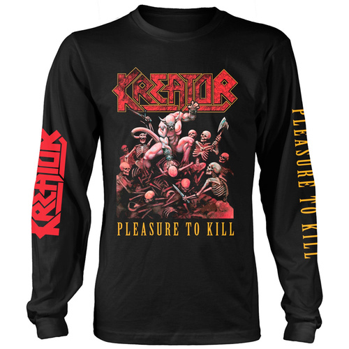 Kreator Pleasure To Kill Long Sleeve Shirt [Size: M]