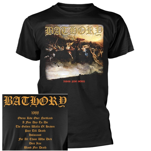 Bathory Blood Fire Death Shirt [Size: S]