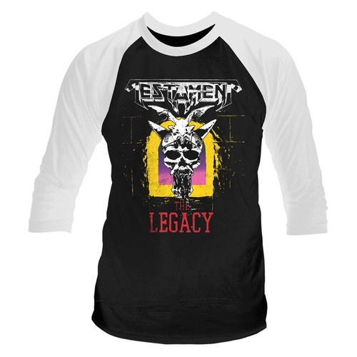 Testament The Legacy Raglan 3/4 Sleeve Shirt [Size: S]