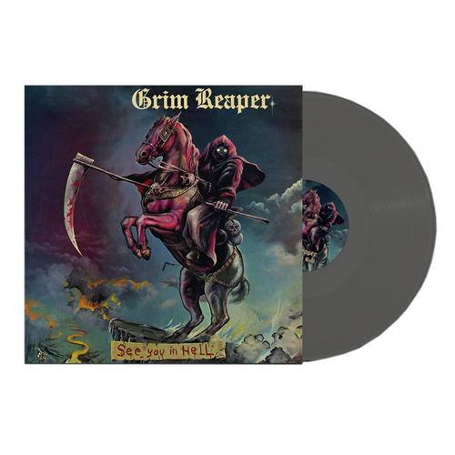 Grim Reaper See You In Hell Grey Vinyl LP Record