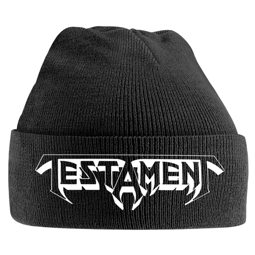 Testament Logo Embroidered Beanie Hat