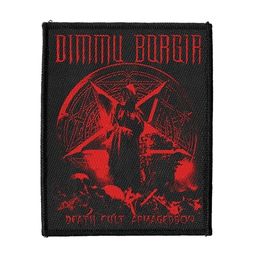 Dimmu Borgir Death Cult Armageddon Pentagram Red Patch