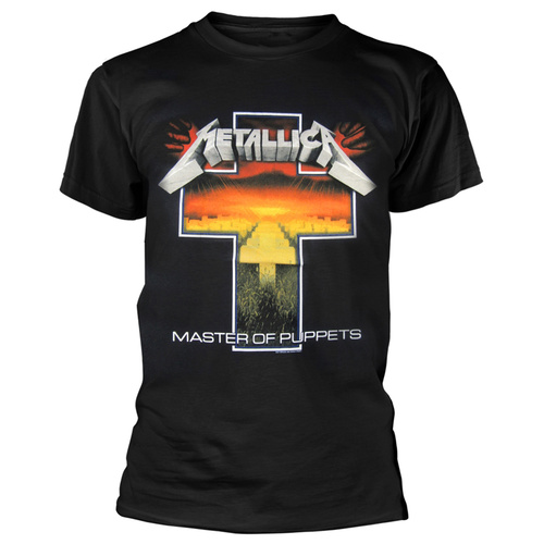 Metallica Master Of Puppets Cross Shirt [Size: XL]