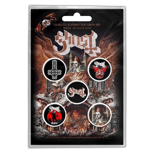 Ghost Prequelle Button Badge Pack