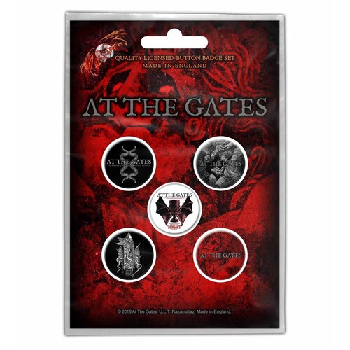 At The Gates To Drink From The Night Itself Button Badge Set