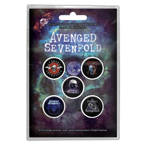 Avenged Sevenfold The Stage Badge Button Pack