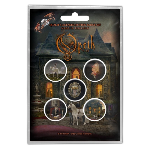 Opeth In Caude Venenum Button Badge Pack