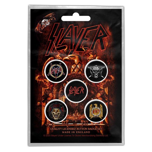 Slayer Eagle Button Badge Set Pack