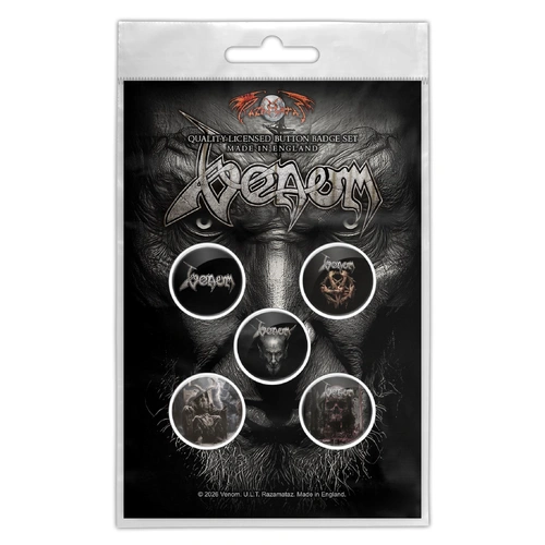 Venom Into Oblivion Button Badge Pack